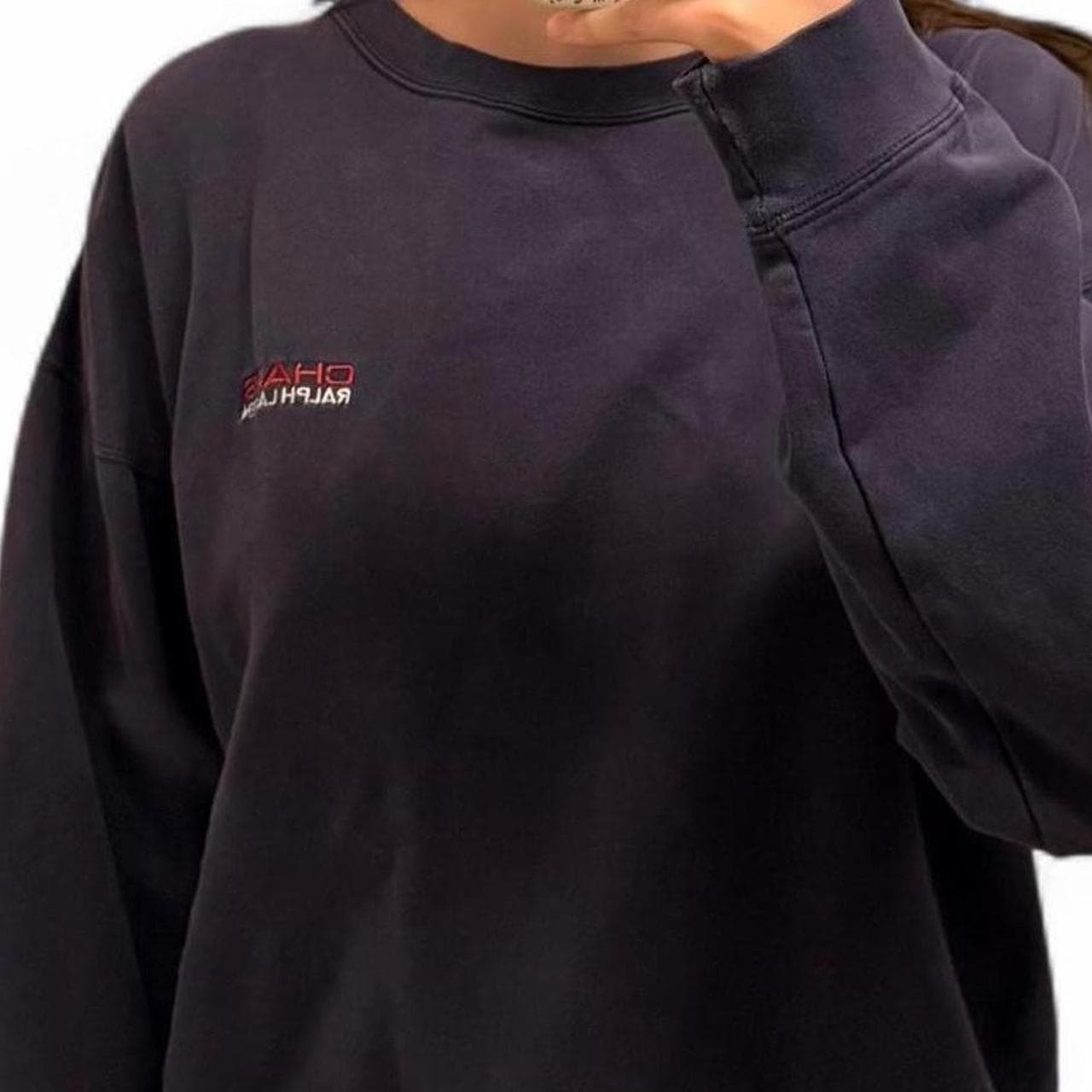 Cropped vintage Ralph Lauren crewneck